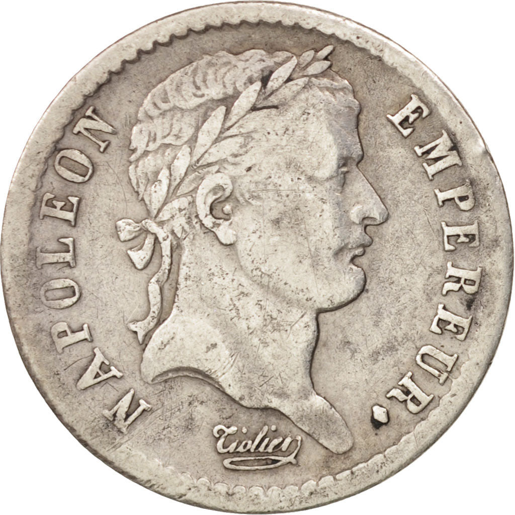 France, Napoleon I, 1/2 Franc, 1812, Paris, Silver, KM:691.1