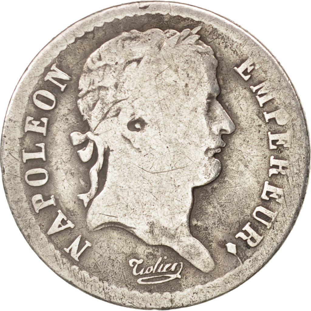France, Napoleon I, 1/2 Franc, 1812, Paris, Silver, KM:691.1