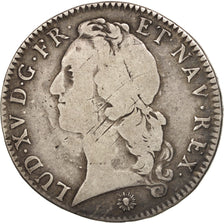 France, Louis XV, Ecu, 1742 D, Lyon, Silver, Gadoury:322