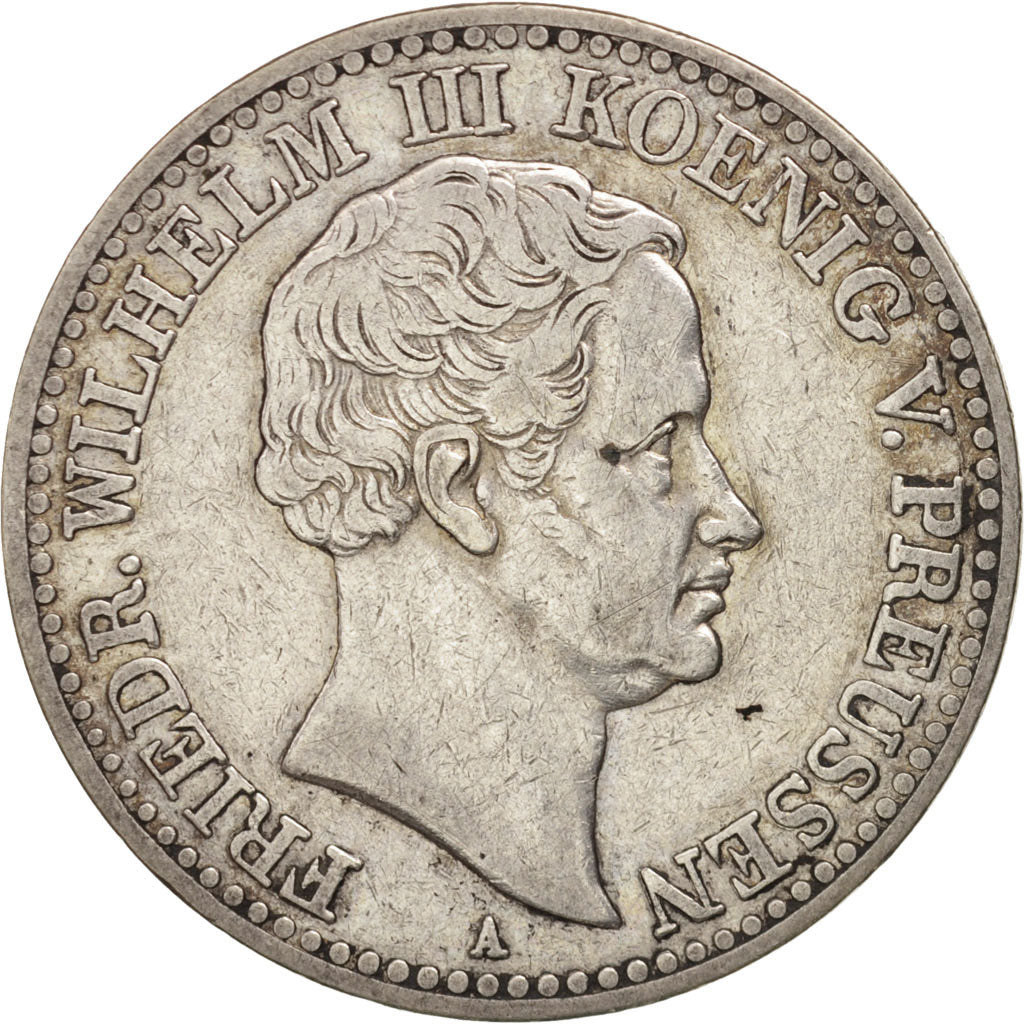 German States, PRUSSIA, Friedrich Wilhelm III, Thaler, 1829, Berlin, KM:419