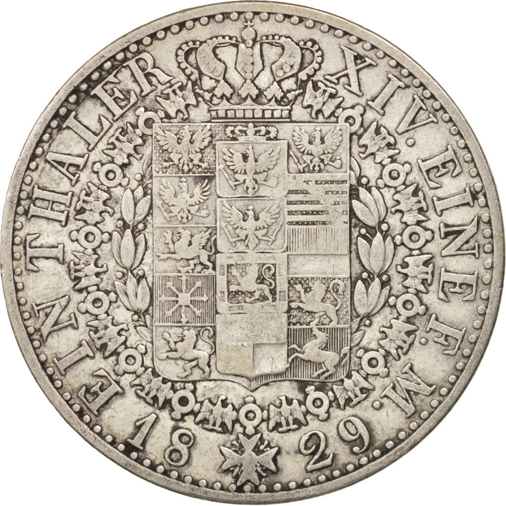 German States, PRUSSIA, Friedrich Wilhelm III, Thaler, 1829, Berlin, KM:419
