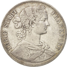German States, FRANKFURT AM MAIN, Thaler, 1860, Frankfurt, Silver, KM:360