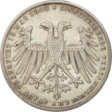 Moneta, Landy niemieckie, FRANKFURT AM MAIN, 2 Gulden, 1848, Frankfurt