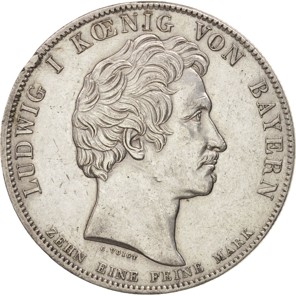 German States, BAVARIA, Ludwig I, Thaler, 1832, Munich, Silver, KM:761