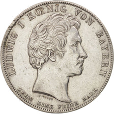 German States, BAVARIA, Ludwig I, Thaler, 1832, Munich, Silver, KM:761