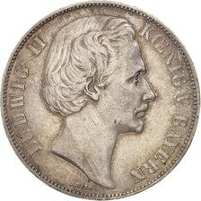 German States, BAVARIA, Ludwig II, Thaler, 1871, Munich, Silver, KM:889