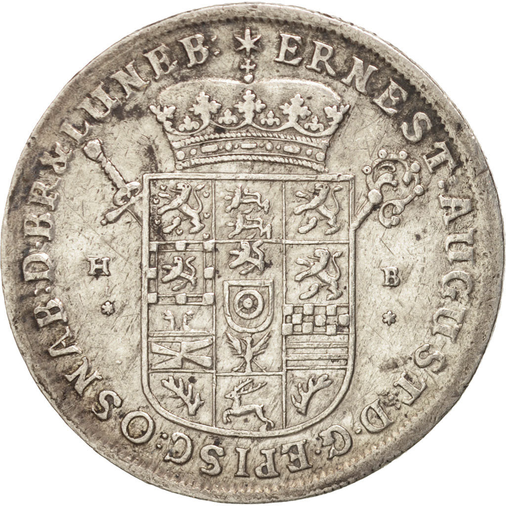 Moneta, Stati tedeschi, BRUNSWICK-LUNEBURG-CALENBERG, 2/3 Thaler, 1692, BB