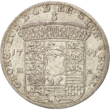 German States, BRUNSWICK-LUNEBURG, 2/3 Thaler (Gulden), 1701 HB, KM:17