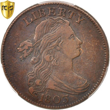 Moneta, USA, Draped Bust Cent, Cent, 1803, U.S. Mint, Philadelphia, PCGS, XF40