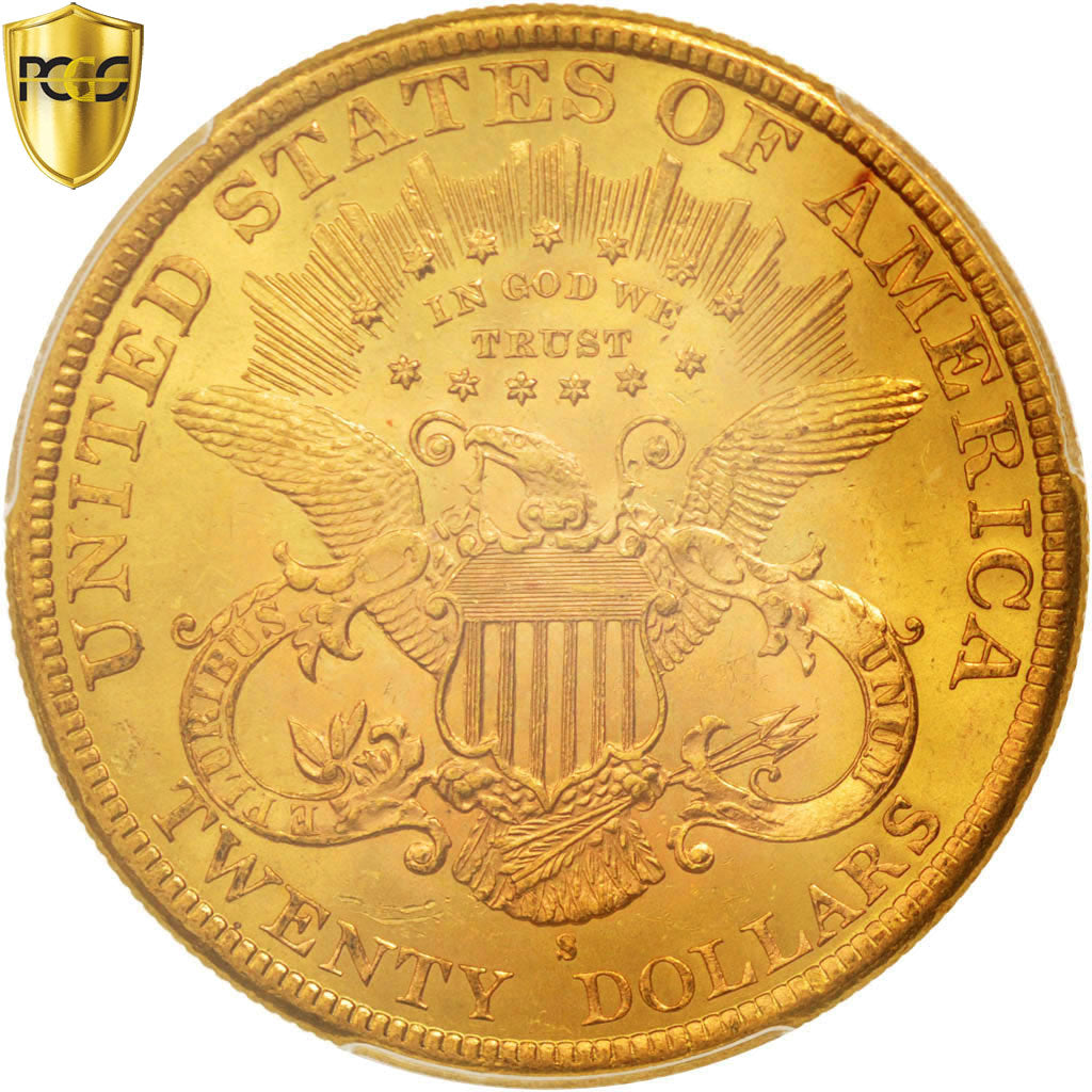 Coin, United States, Liberty Head, $20, Double Eagle, 1898, U.S. Mint, San