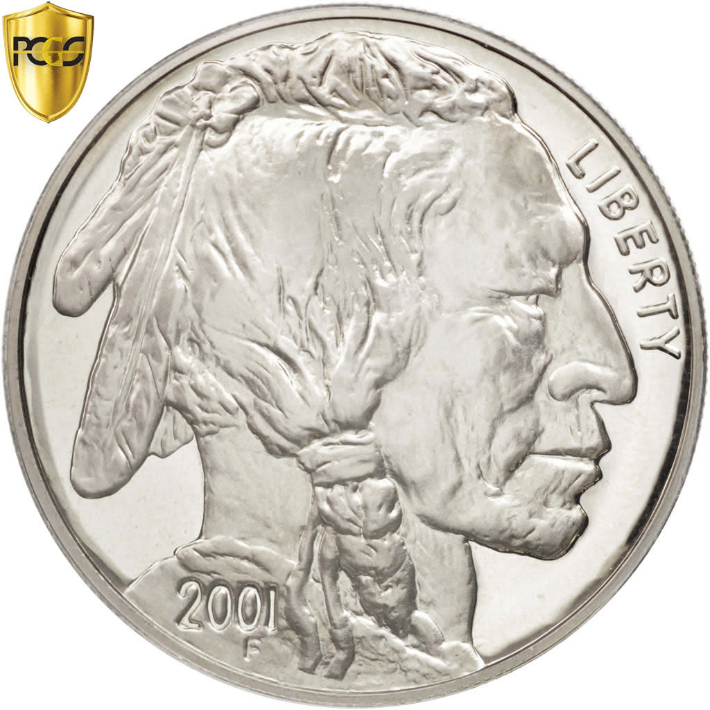 Stati Uniti, Dollar, 2001, U.S. Mint, Philadelphia, PCGS, PR69DCAM, FDC, Arge...