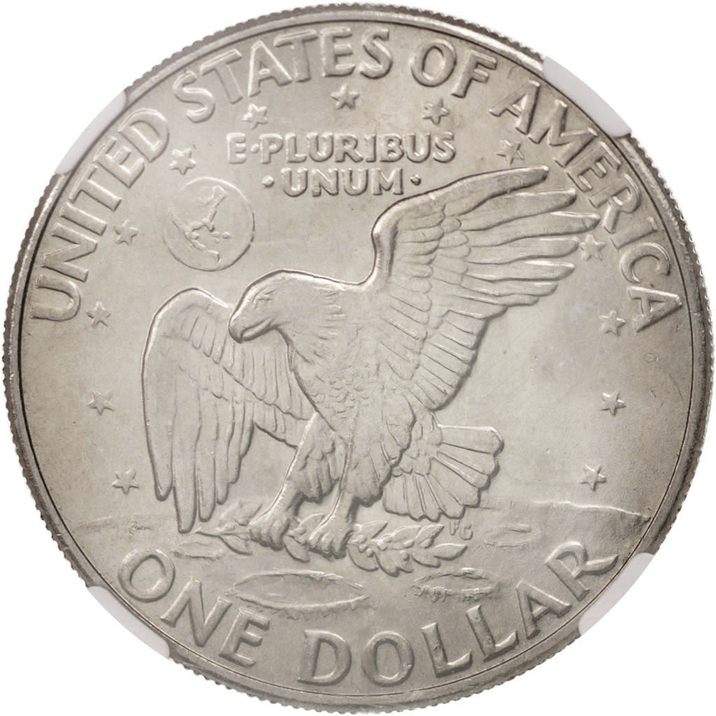 United States, Eisenhower Dollar, 1972-D, NGC MS66, KM:203