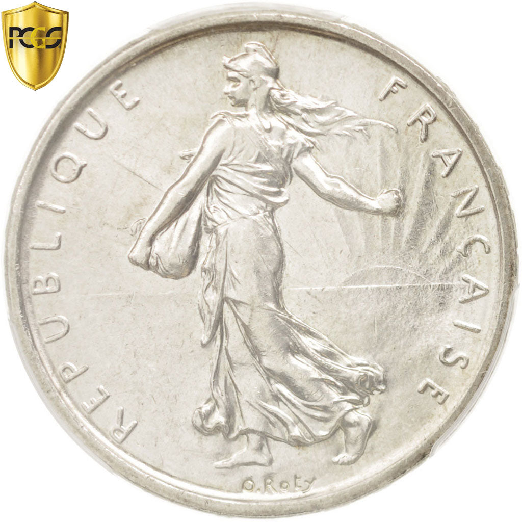 France, Semeuse, 5 Francs, 1960, Silver, PCGS MS63, KM:926