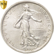 Coin, France, Semeuse, 5 Francs, 1960, Paris, PCGS, MS64, MS(64), Silver