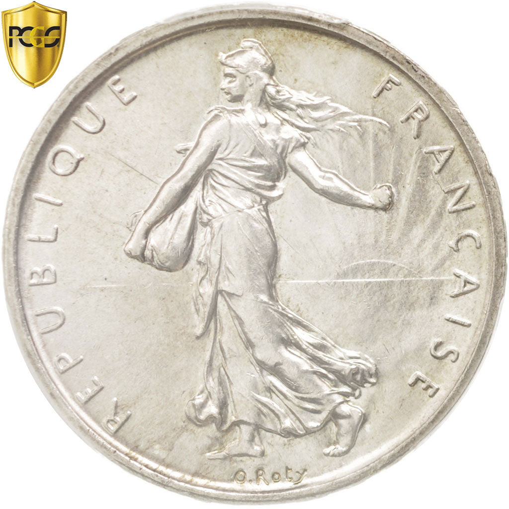 France, Semeuse, 5 Francs, 1960, Silver, PCGS MS65, KM:926