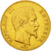 France, Napoleon III, 100 Francs or, 1859 BB, Strasbourg, KM:786.2