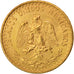 Mexico, 2 Pesos, 1945, Mexico City, Gold, KM:461
