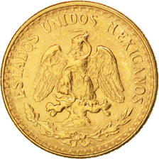 Mexique, 2 Pesos, 1945, Mexico City, Or, KM:461