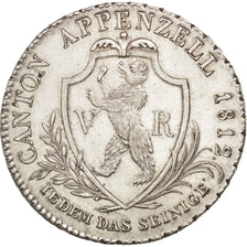 SUISSE, APPENZELL, 4 Franken, 1812, Argent, KM:9