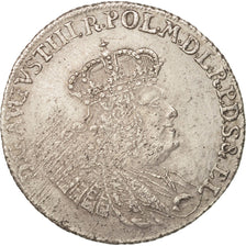 Coin, Poland, 30 groszy, 1762, AU(50-53), Silver