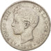Spain, Alfonso XIII, 5 Pesetas, 1898, Silver, KM:707