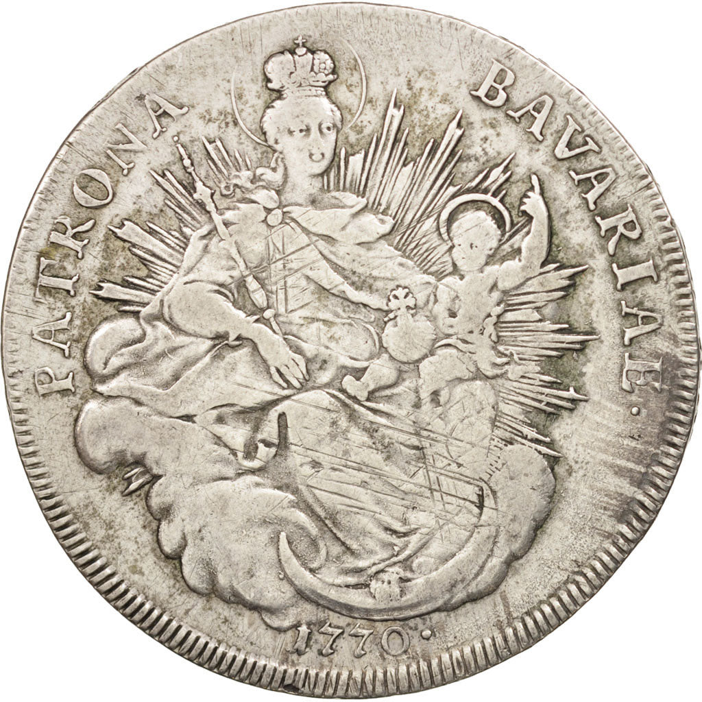 Coin, German States, BAVARIA, Maximilian III, Josef, Thaler, 1770, Munich