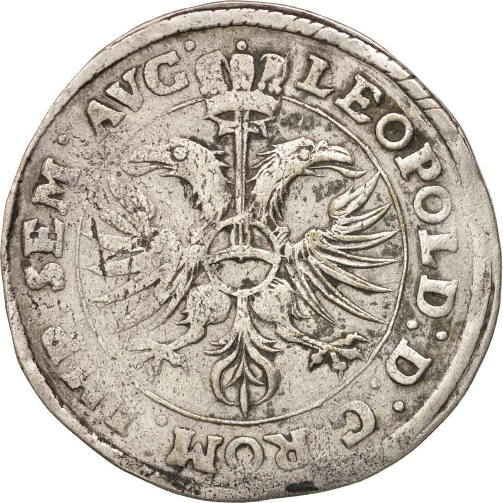 German States, BREMEN, 24 Grote, 1/3 Thaler, 1658, KM:124.1