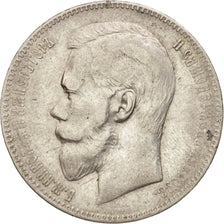 Russia, Nicholas II, Rouble, 1898, St. Petersburg, Silver, KM:59.3