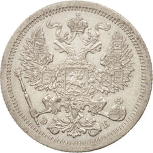 Coin, Russia, Nicholas II, 20 Kopeks, 1907, St. Petersburg, AU(50-53), Silver