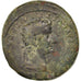 Moneta, Tiberius, As, Lyon - Lugdunum, VF(30-35), Miedź, Cohen:38, RIC:245