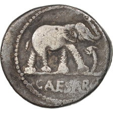 Julius Caesar, Denarius, Military mint traveling with Caesar, RBW:1557