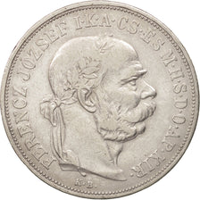 Hungary, Franz Joseph I, 5 Korona, 1900, Kormoczbanya, Silver, KM:488