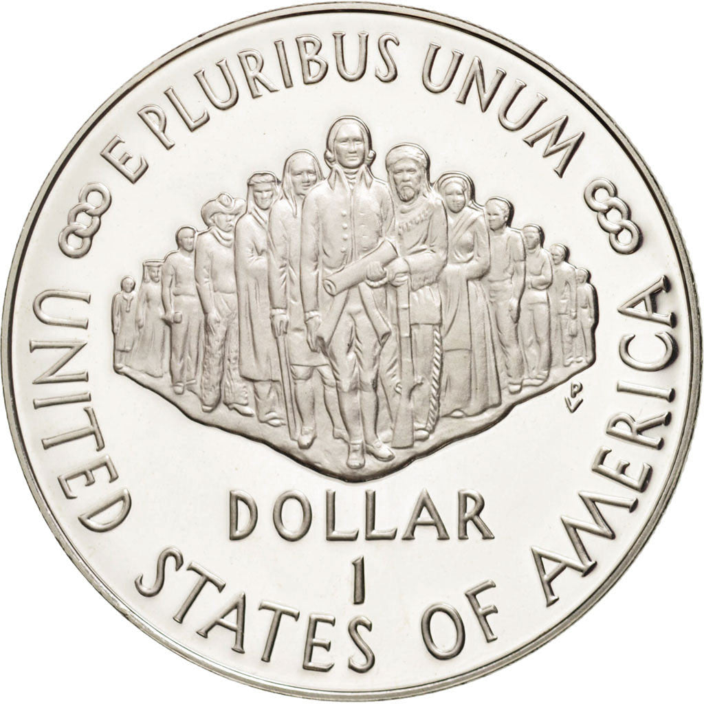 United States, Dollar, 1987, San Francisco, US Constitution, Silver, KM:220