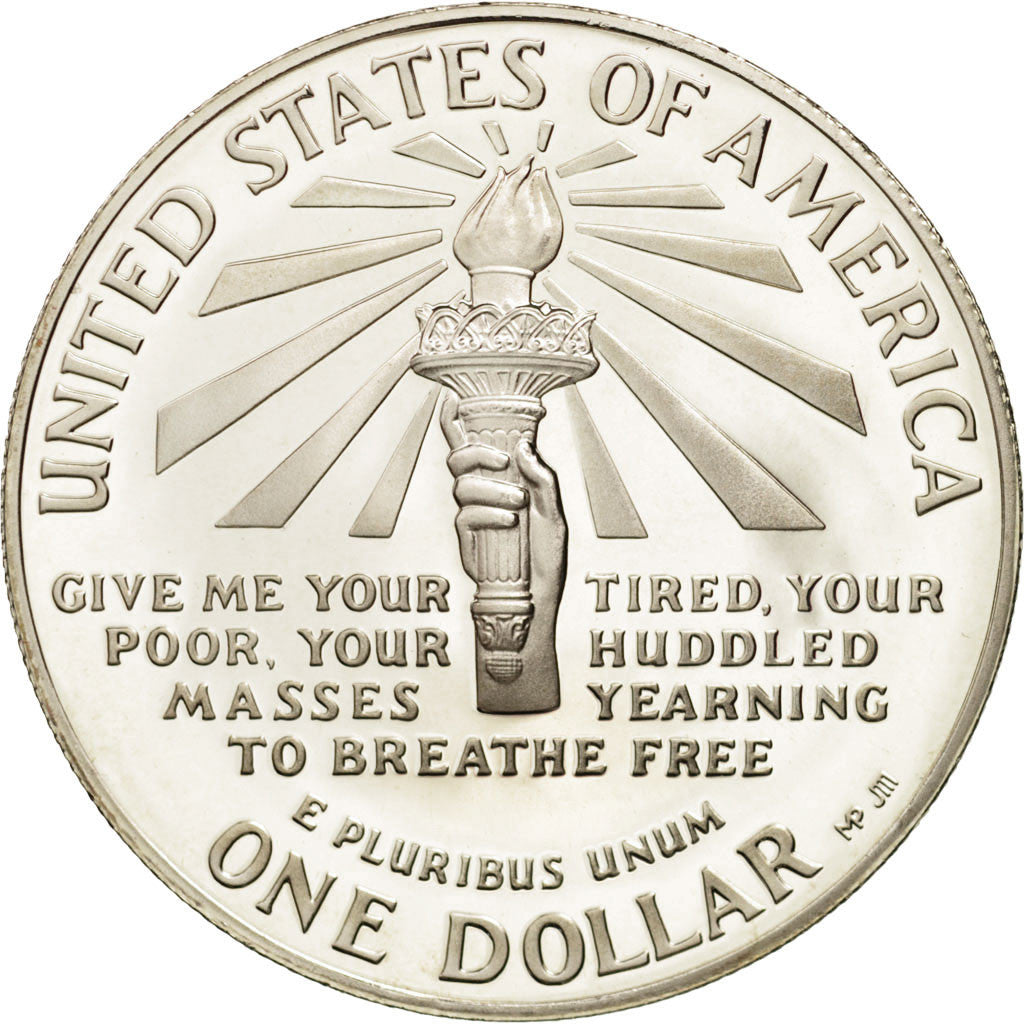 United States, Dollar, 1986, San Francisco, Liberty, Silver, KM:214