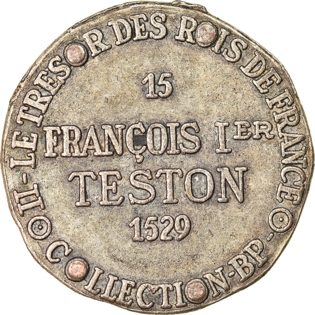 France, Jeton, Collection BP, Teston François Ier, History, SUP, Cuivre