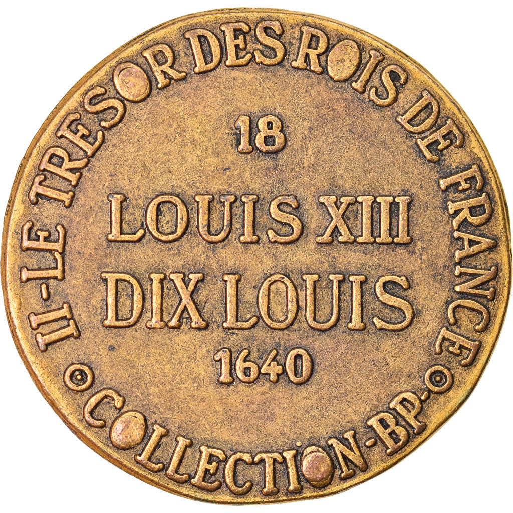 France, Token, Collection BP, Dix Louis, Louis XIII, History, AU(55-58), Copper