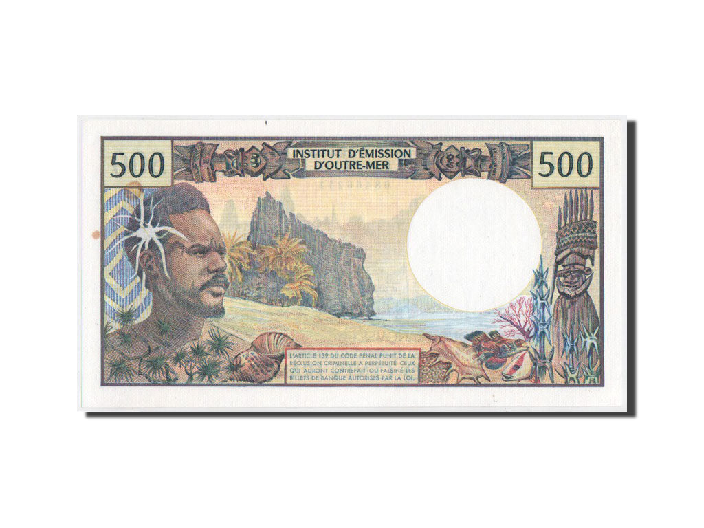 Banknote, French Pacific Territories, 500 Francs, 1992, 1992, KM:1a, UNC(64)