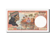 French Pacific Territories, 10,000 Francs, 1986, KM:4b, NEUF