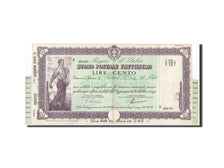 Italie, Buono Postale Fruttifero, 100 Lire, 1939, Pick UNL
