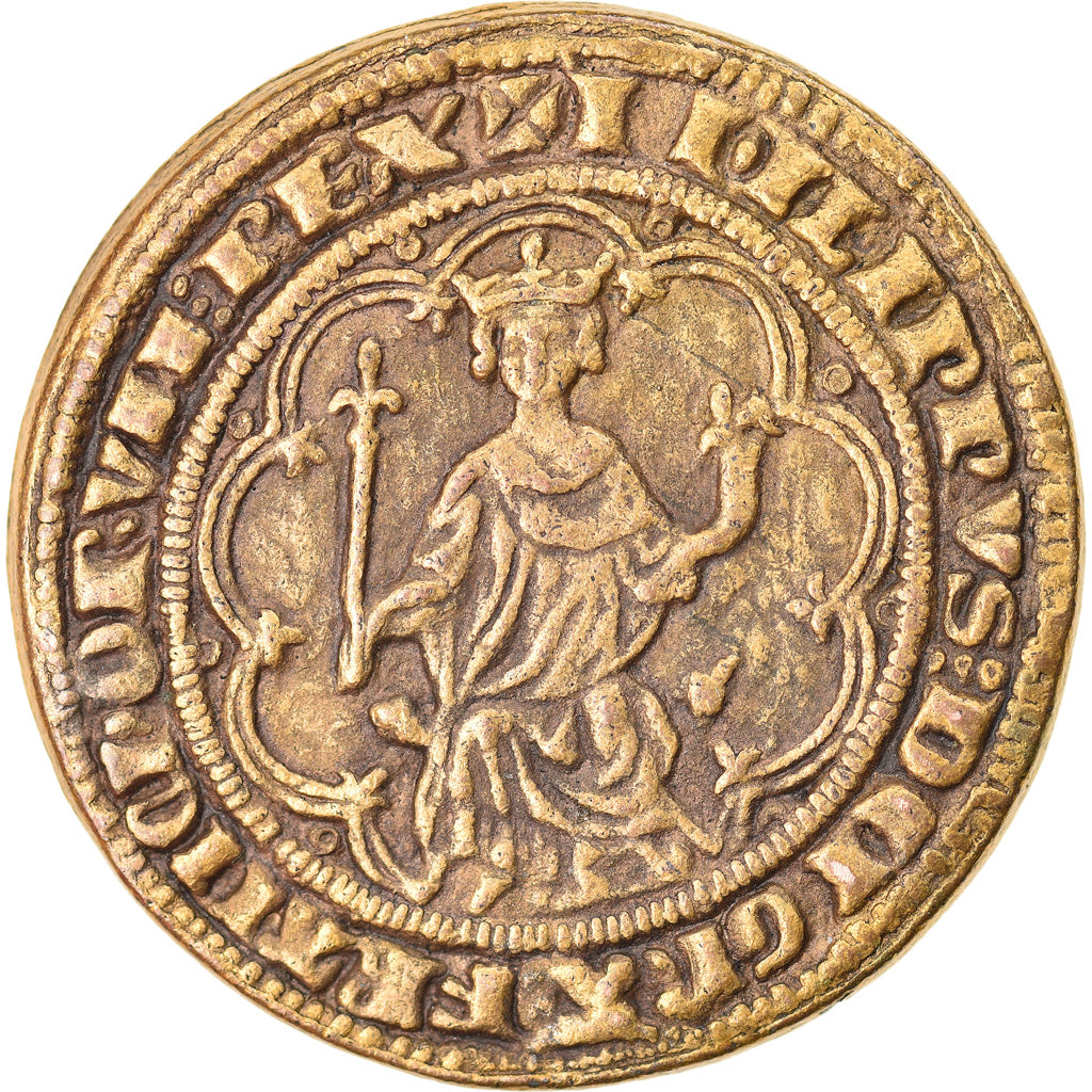 France, Token, Collection BP, Masse d'Or Philippe le Bel, History, AU(55-58)