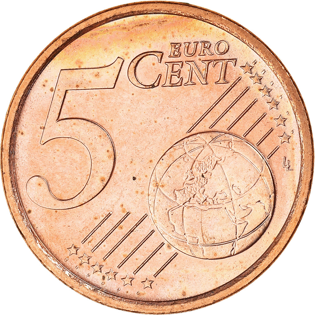San Marino, 5 Euro Cent, 2004, Rome, MS(64), Copper Plated Steel, KM:442