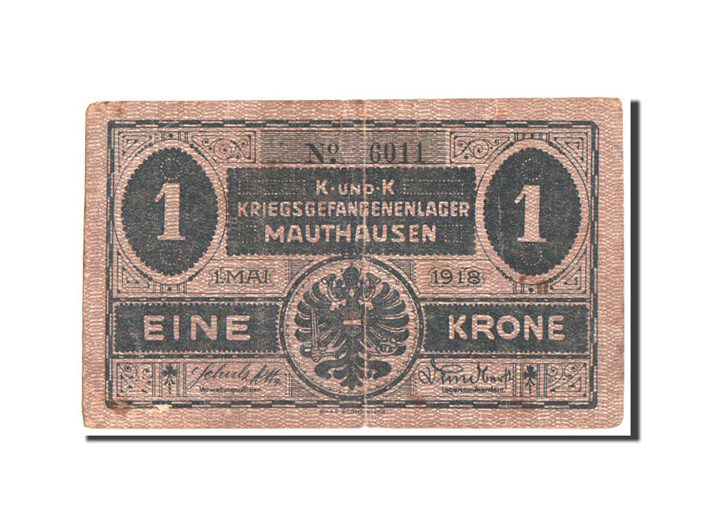 Billete, 1 Krone, 1918, Austria, 1918-5-1, RC+