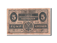 Austria, Mauthausen, Camp Currency, 5 Kronen, 1918, Pick UNL