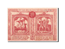 Banknote, Denmark, Haderslev, 10 Kroner, Vikings, 1927, 1927, UNC(65-70)