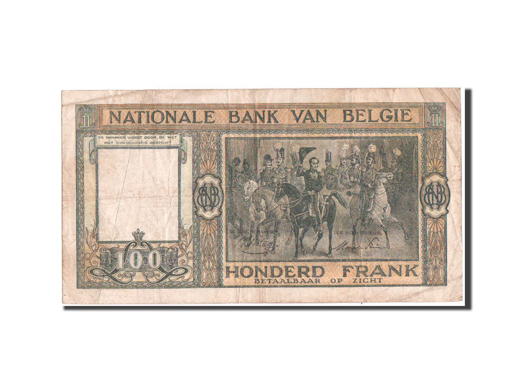 Belgium, 100 Francs, 1946, KM:126