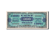 France, Allies, 100 Francs, 1944, KM:123c
