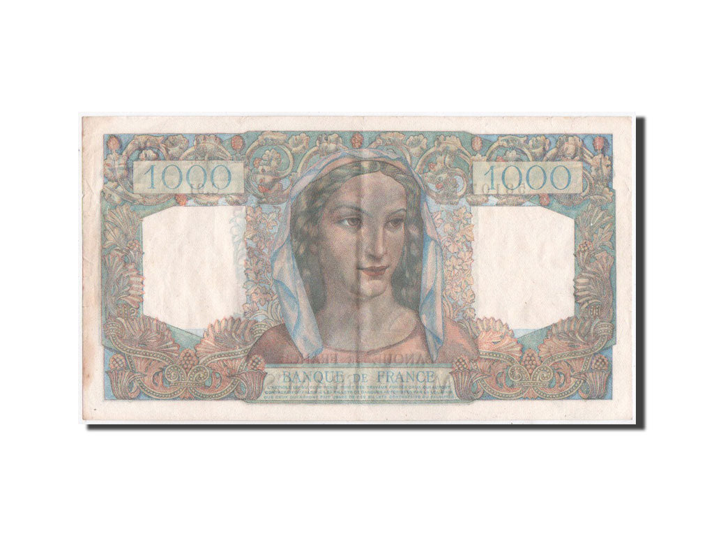 Banconote, Francia, 1000 Francs, 1945, 1945-7-12, BB+, Fayette:41.6, KM:130a