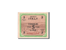 Italy, Allied Military Currency, 5 Lire, 1943, KM:M18a