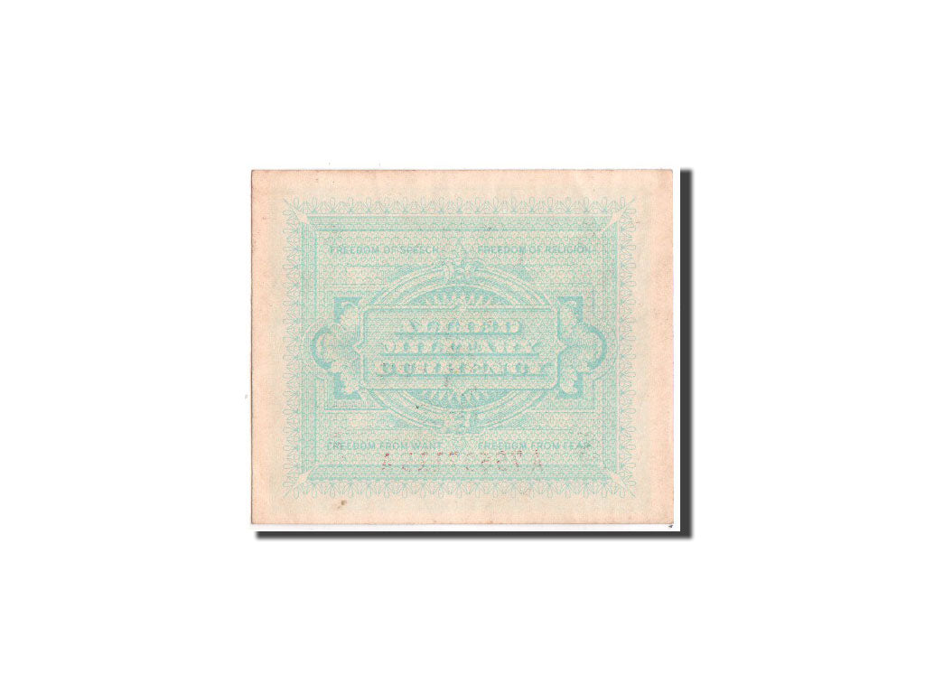 Italy, Allied Military Currency, 5 Lire, 1943, KM:M18a