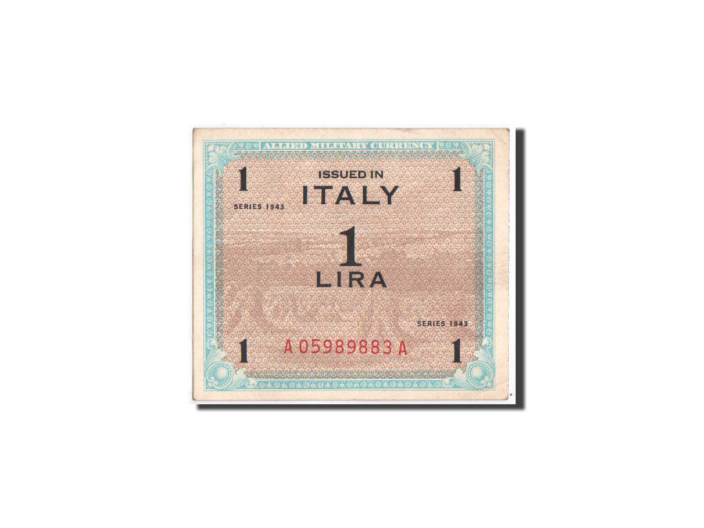Italy, Allied Military Currency, 1 Lira, 1943, KM:M10b